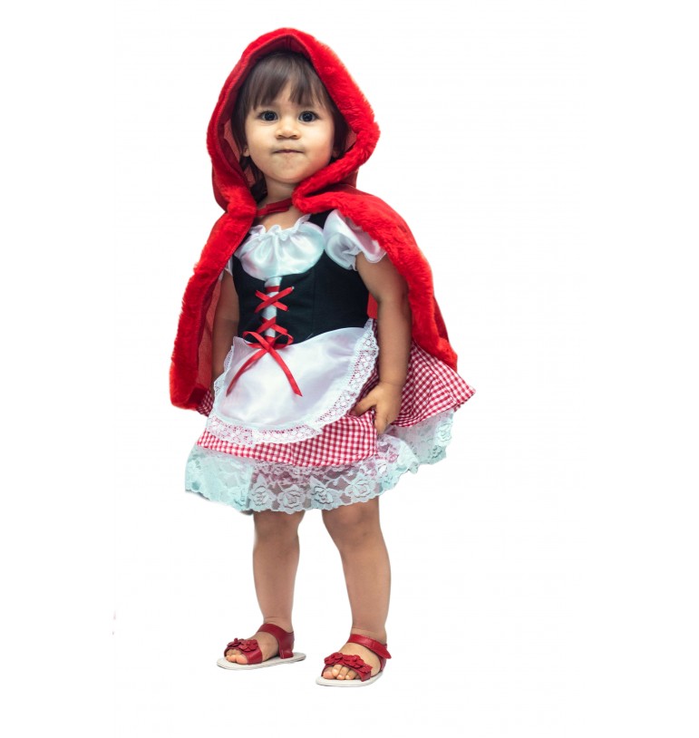 Disfraz de Caperucita Roja con Capa para Bebé